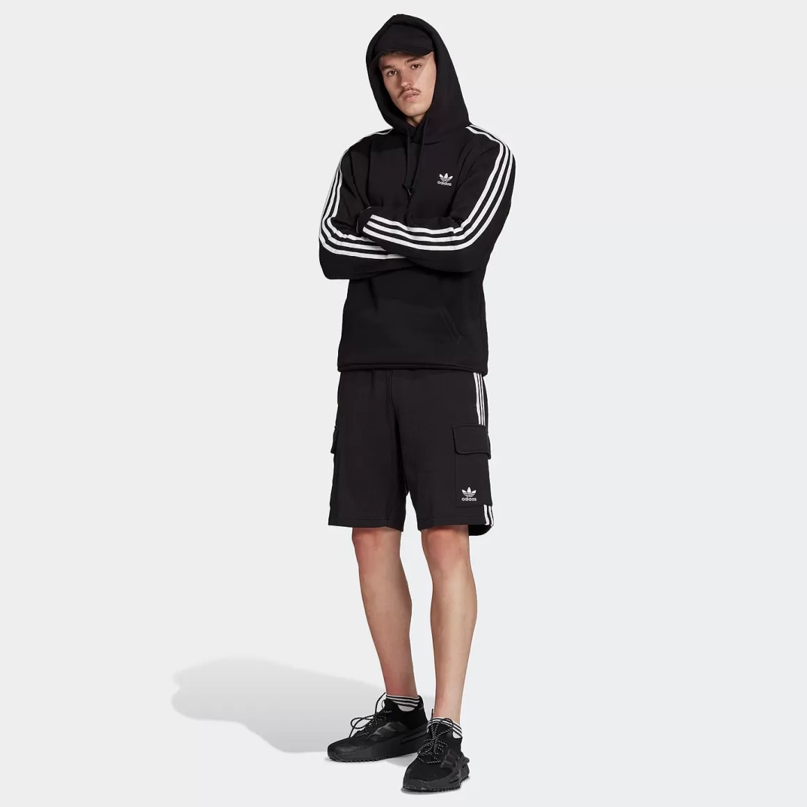 Adidas Originals Adicolor Classics 3-Stripes Cargo Shorts Fashion