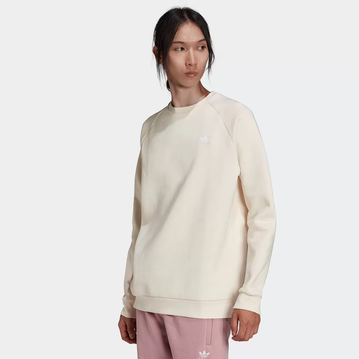 Adidas Originals Adicolor Essentials Trefoil Crewneck Sweatshirt Flash Sale