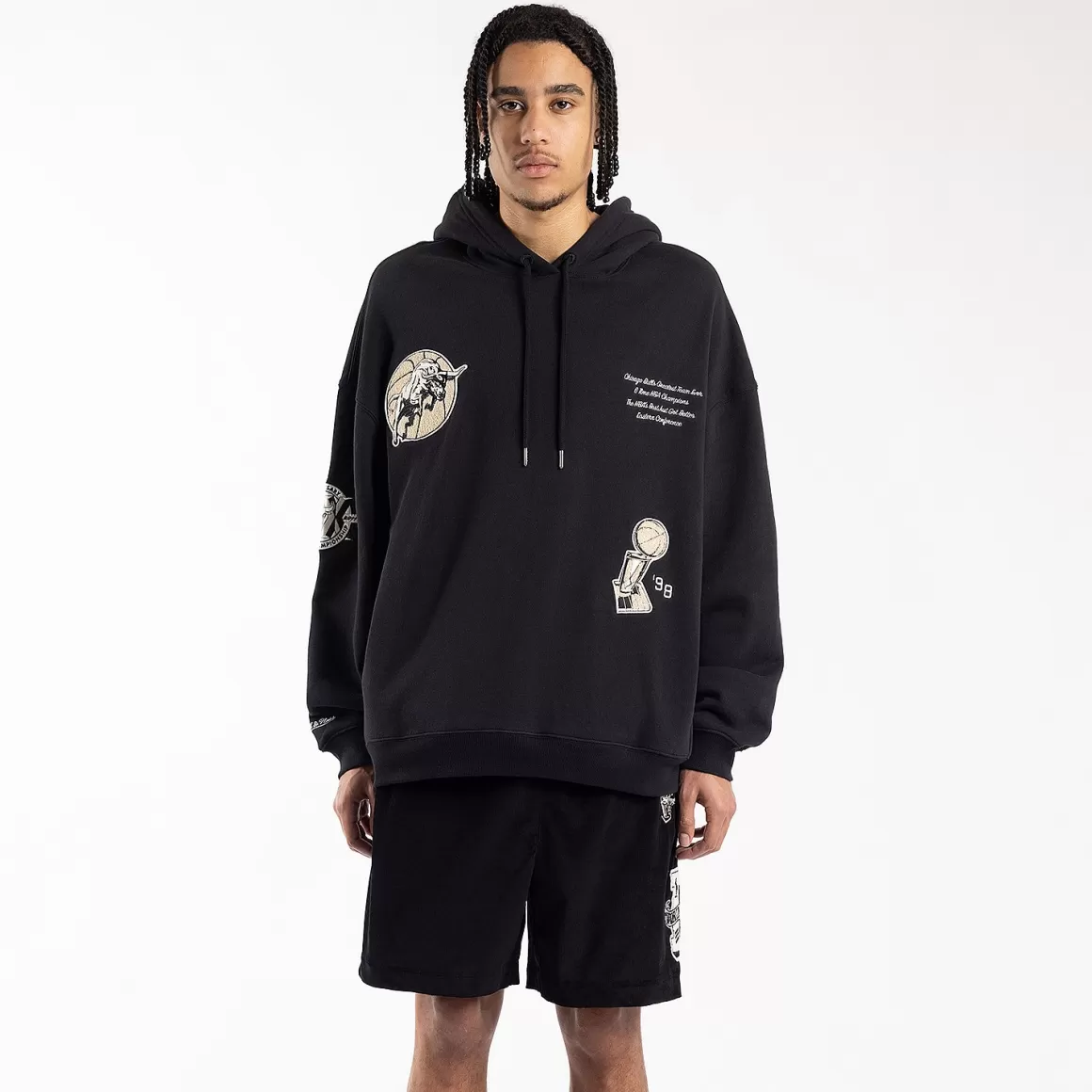 MITCHELL AND NESS Chicago Bulls Varsity Champions Hoodie Unisex Clearance
