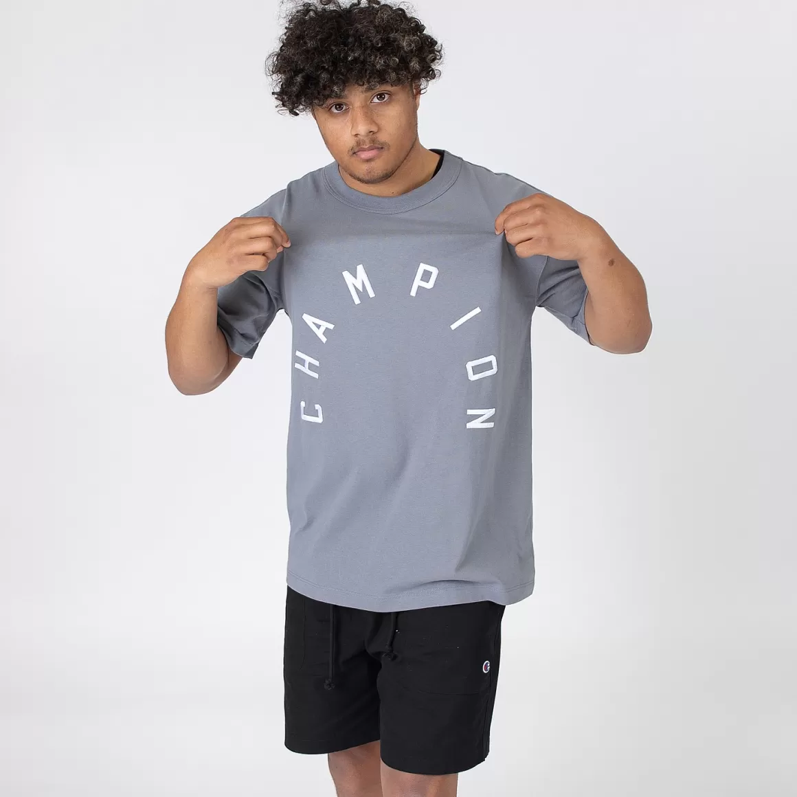 Champion Heritage Arch Logo Tee Hot