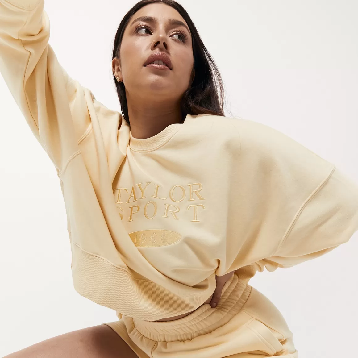 Taylor Sport Heritage Boxy Crew In Sorbet Store
