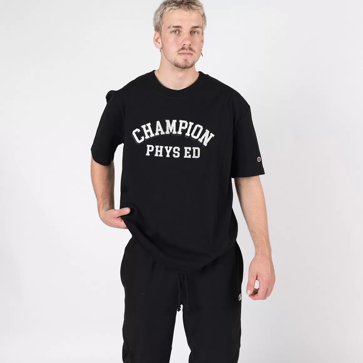 Champion Heritage Physical Ed Logo Tee Flash Sale