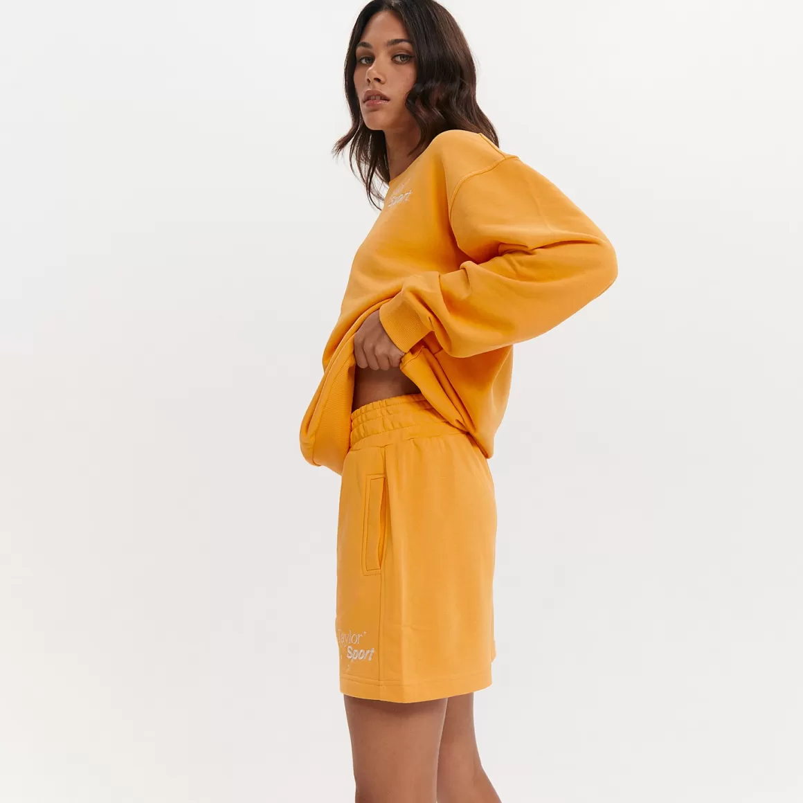 Taylor Sport Heritage Short In Nectarine New