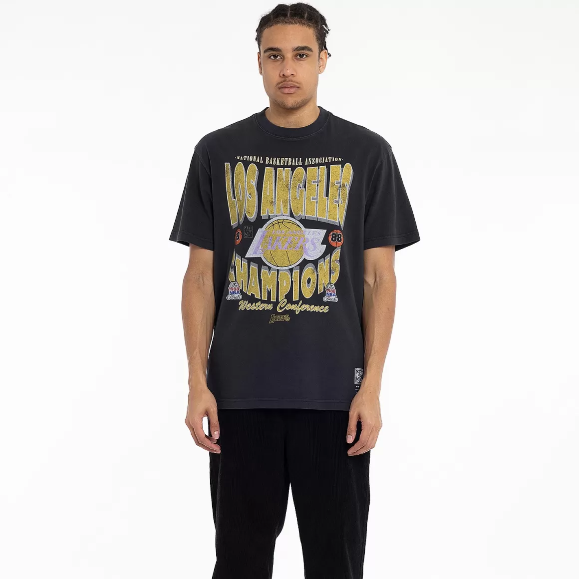 MITCHELL AND NESS Los Angeles Lakers Champions Tee Unisex New