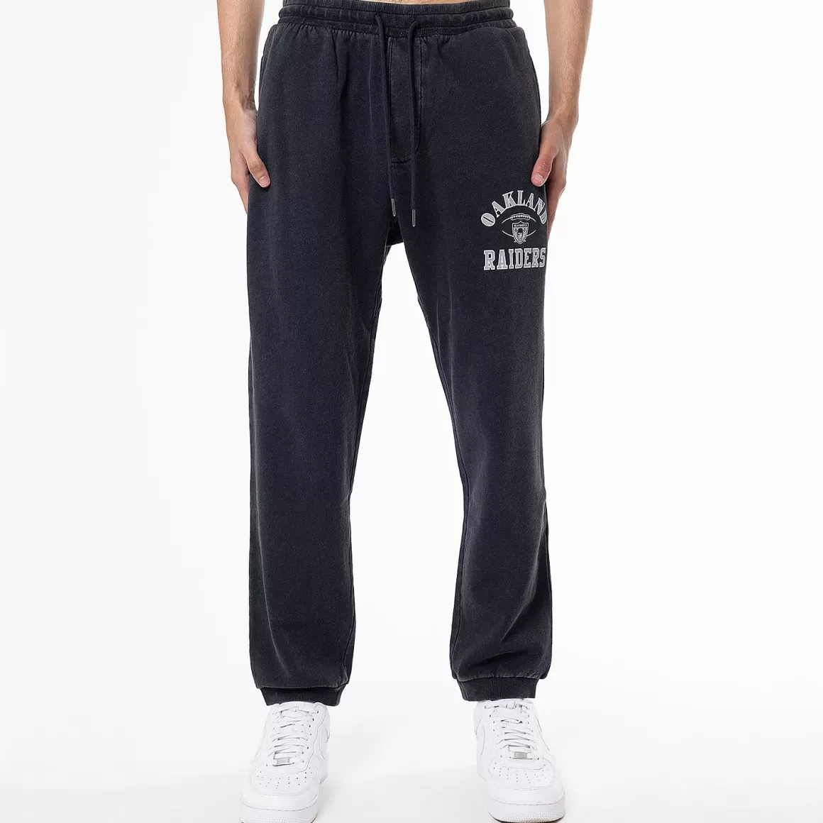 MITCHELL AND NESS Oakland Raiders Vintage Arch Logo Pants Unisex Discount