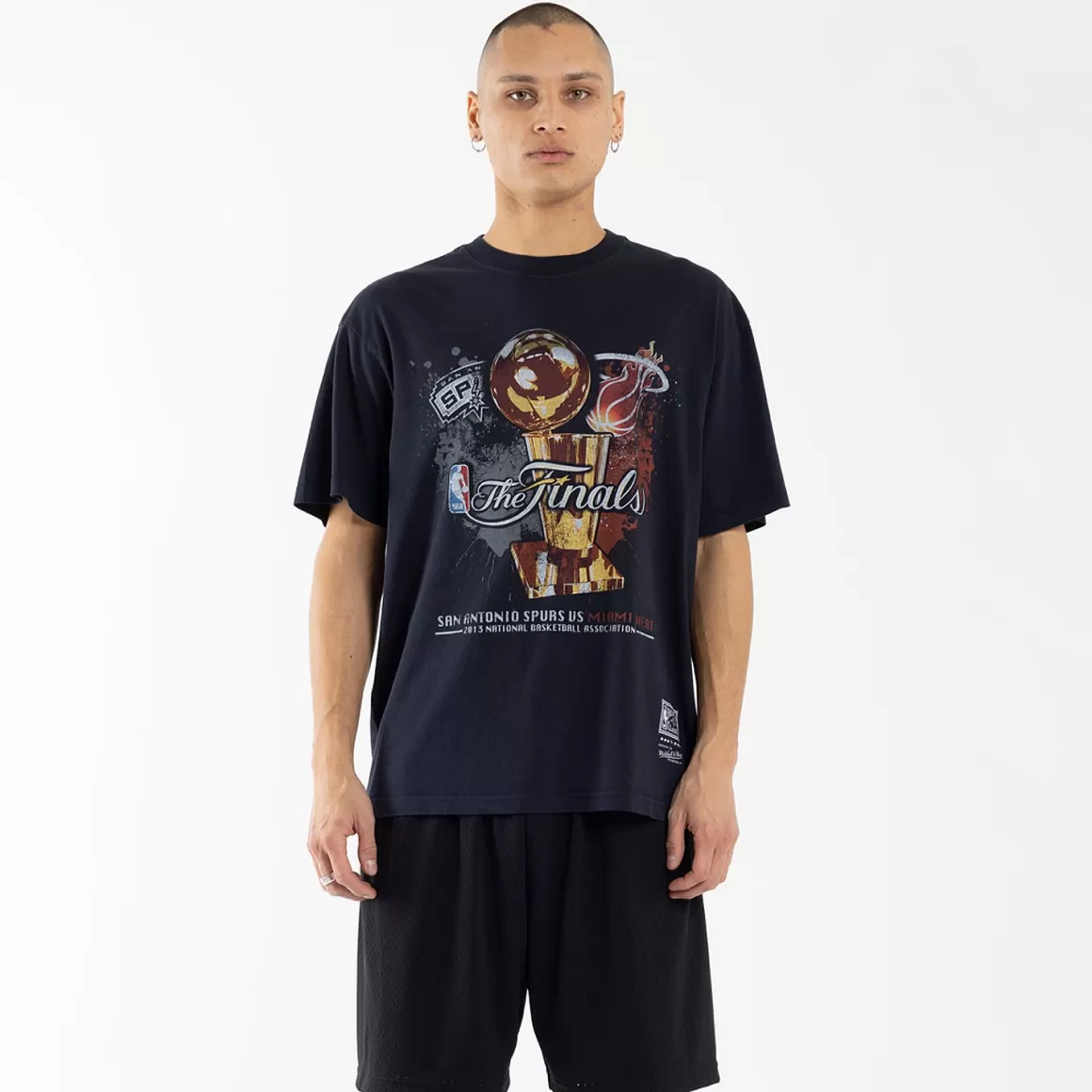 MITCHELL AND NESS Vintage 2013 Finals Tee Unisex Hot