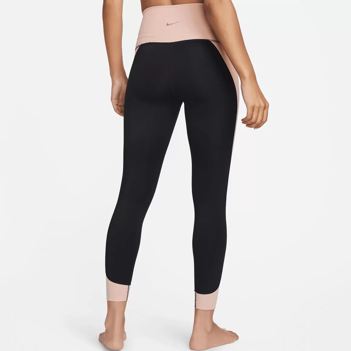 Nike Yoga High-Waisted 7/8 Ribbed-Panel Leggings Fashion